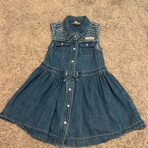 Adorable Calvin Klein denim dress size 4T